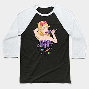 Candy Zombie Doll Baseball T-Shirt